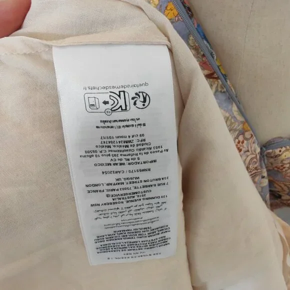 Zimmermann Rebellious style Tak mid-length floral print halter dress - Picture 11 of 11